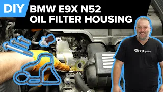 BMW E90 325xi Oil Filter Housing Gasket Replacement (N52 328i, X5, 128i, 525i & More)