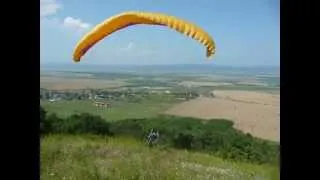 Strong wind take off crash - paragliding