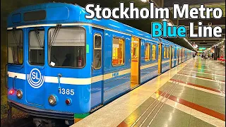 ⁴ᴷ⁶⁰ Exploring the Stockholm Blue Line - Old C14 Rolling Stock and the Abandoned Kymlinge Station