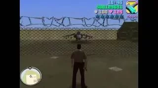 GTA Vice City-How to take Jet Plane on Military Base!