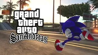 GTA San Andreas - Sonic The Hedgehog MOD