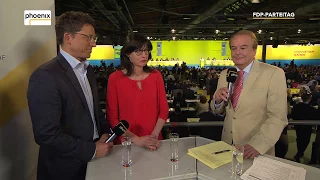 FDP-Bundesparteitag: Journalistentalk mit Stefan Braun und Elisabeth Niejahr