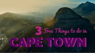 WOW air travel guide application | 3 Free Things to do in Cape Town