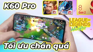 Test game trên Redmi K60 pro: Tối ưu game nhẹ Kém Quá!