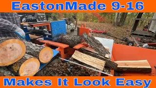 Watch The Eastonmade 9-16 Split Firewood With Ease! #358