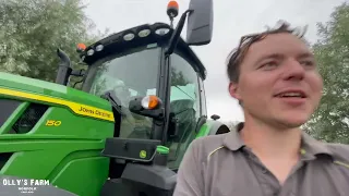 New John Deere 6R150 Command Pro, Broken Tractors, Playing The Silage Game Olly's Farm weekly ep09