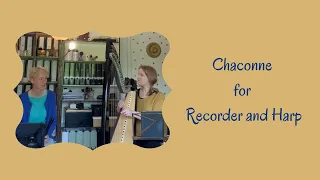 Chaconne for Recorder and Harp #harp #music #harpist #recorder #recorderplayer