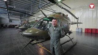Rundgang um die OH-58B