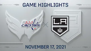 NHL Highlights | Capitals vs. Kings - Nov. 17, 2021