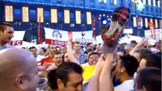 EURO 2012 England fans vs Swedish fans, Swedish Corner, Kiev(3)