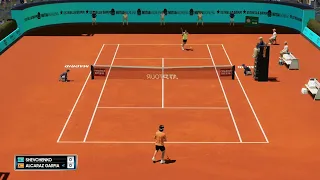 Alexander Shevchenko vs Carlos Alcaraz - Mutua Madrid Open - Round of 64 - AO Tennis 2 PS5 Gameplay