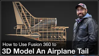 How to 3D Model an Airplane's Tail Section in Fusion 360  [Episode 6]