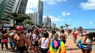 ACONTECEU NO RECIFE DOMINGO PARADA DIVERSIDADE E LGBT GAY PRAIA DE BOA VIAGEM