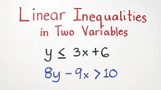 Linear Inequalities in Two Variables - Grade 8 Math