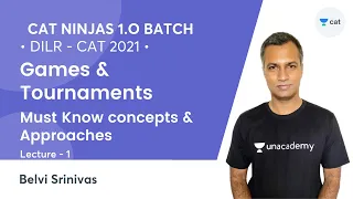 CAT Ninjas 1.O L1 | Games & Tournaments | Must Know concepts & Approaches l CAT 2021 l Belvi Sir