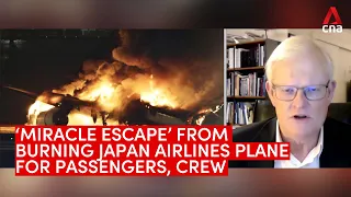 'Miracle escape': How passengers and crew of Japan Airlines flight 516 got off burning plane