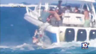 Video shows South Florida boaters blatantly dumping trash into ocean