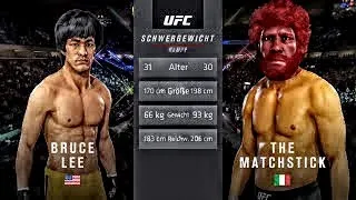 Bruce Lee vs. Matchstick (EA Sports UFC 3) - K1 Rules