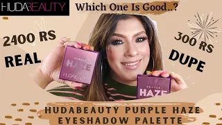 Huda Beauty Dupe Eyeshadow Palette | Real vs Dupe