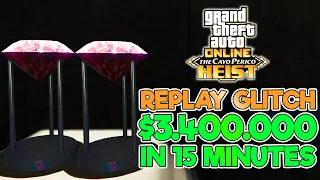 CAYO PERICO SOLO REPLAY GLITCH $3.400.000 IN 15 MINUTES WITH DOOR GLITCH FULL UNEDITED GAMEPLAY (PC)
