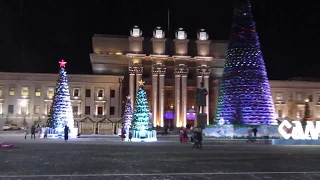 Зима на площади Куйбышева