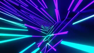 Abstract Background Video 4k Pink Purple Teal Gradient Triangle Metallic Tunnel VJ LOOP NEON Lines