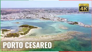 [4K]🇮🇹 Italy Summer Walk : Porto Cesareo, Salento, Puglia walking tour in 4k [2022]