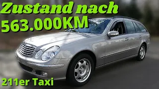 563000KM!! Wie ist der Zustand vom Mercedes S211 ex Taxi? | Bestandsaufnahme W211 E-Klasse 220CDI