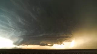 BEAUTIFUL supercell time lapse from Booker, Texas!