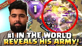 #1 PLAYER from Legend League in WAR! What is his ARMY?! Clash of Clans