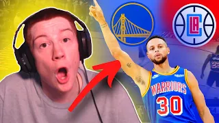 Stephen Curry is the BEST player in the WORLD... | ZTAY reacts to Warriors vs Clippers