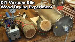 Learning Woodworking 11: DIY Vacuum Kiln Experiment, Drying Red Oak