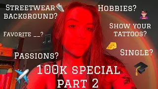 ASMR 100k Special | Q&A: Part 2 (Answering Personal Questions)