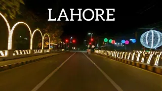 [4k] Lahore Night Drive