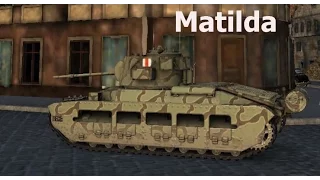 Лучший танк 4 левела для поднятия статы  Matilda Карта Химмельсдорф - Колобанов World of Tanks