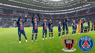 Coupe de France | Paris Saint-Germain vs. Nice | PES 2021 Gameplay