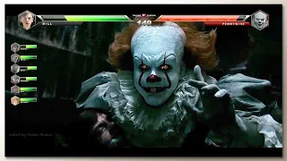 Pennywise vs The Losers Club (Child) Final Battle with Healthbars