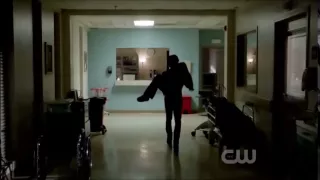 3x05 Damon & Elena hospital scene Vampire Diaries The Reckoning