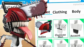 MAKING CHAINSAW MAN a ROBLOX ACCOUNT