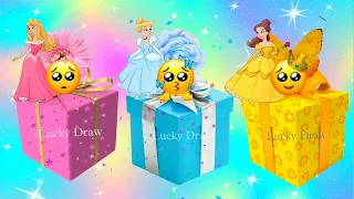 Escolha seu presente Choose Your Gift 🎁👑🦄CHOOSE YOUR GIFT🎁 Aurora vs Cinderella vs Belle Princess🍑💙👑