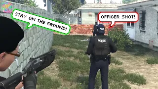 YBN: LS INTENSE PD SHOOTOUT WITH GANG BANGERS! (GTA RP FUNNY MOMENTS) PT. 127