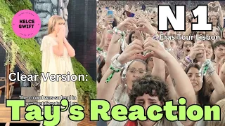 Taylor Swift’s ADORABLE REACTION to the hand HEARTS sent by the crowd during Night 1 Eras Tour