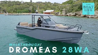 Dromeas 28WA - Tour this brand new day boat from Turkey