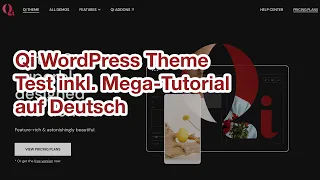 Testbericht: Das Qi Theme für WordPress im Test Inkl. Mega-Tutorial mit Elementor auf Deutsch!