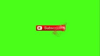 Youtube Subscribe Button Green Screen - HD - With Download Link