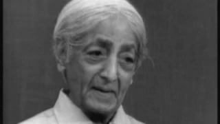 How can one face an incurable disease? | J. Krishnamurti