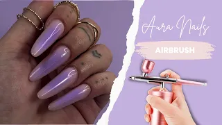 TUTO AIRBRUSH AURA NAILS 💦