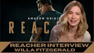 Willa Fitzgerald Talks Standing Tall Alongside Her Imposing Reacher Co-Star Alan Ritchson