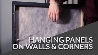 How to Hang Acoustic Panels on Walls and in Corners - Acoustic Panels with an Air Gap