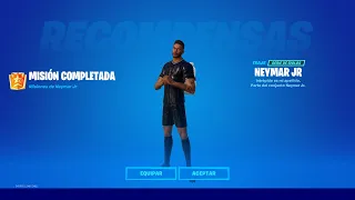 COMO CONSEGUIR SKIN NEYMAR JR EN FORTNITE - HABLA CON UN PERSONAJE DE FUTBOL